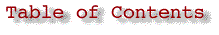 Table of Contents